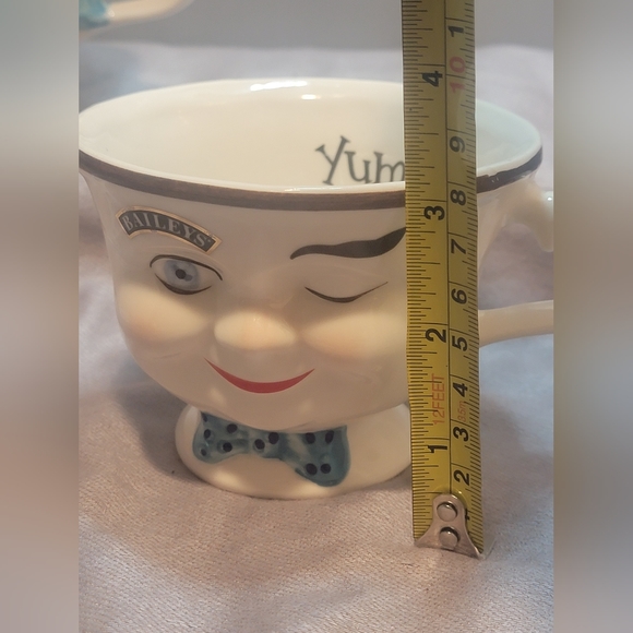 Vintage Bailey's Winking Yum Tea Cup Set, Collectible Baileys Irish - Picture 11 of 14